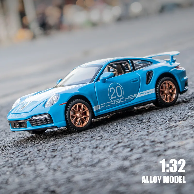 1:32 Porsche 911 Turbo S Diecast Model Ornament 2 1:32 Porsche 911 Turbo S Diecast Model Ornament - Image 2