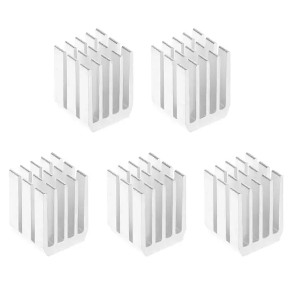 5-Piece Aluminum Heatsink Set for IC and LEDs - Image 7