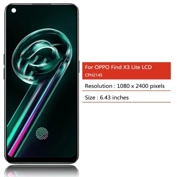 6.43 inches AMOLED LCD Screen for Oppo Find X3 Lite - Image 2