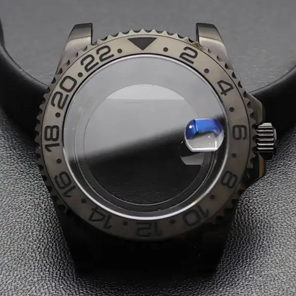 GMT 40.5MM Bidirectional Sapphire Watch Case for NH34 NH35 - Image 11