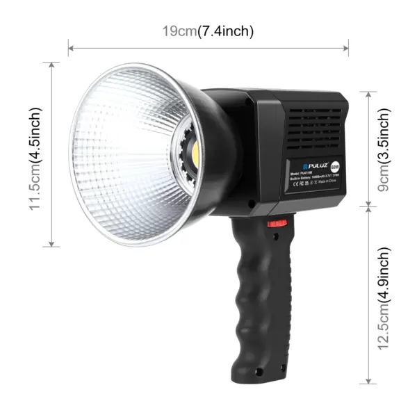 PULUZ 60W COB LED Video Light PU4119B - Image 2