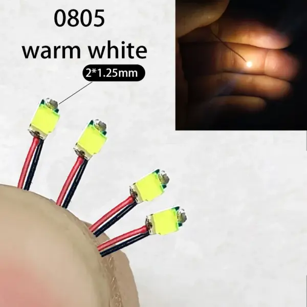 40PCS LED SMD Wire for HO N OO Scale Diorama - Image 12