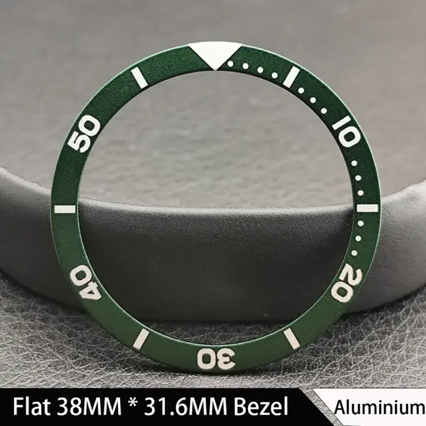 38mm Green Luminous Ceramic Watch Bezel Insert - Image 18