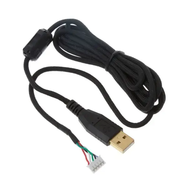 Durable 2m Nylon Braided Mouse Cable for A4Tech - Image 2