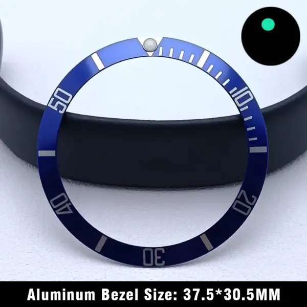 37.5mm Sloping Ceramic Watch Bezel Insert Replacement - Image 4