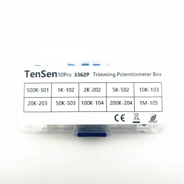 50pcs 3362P Multiturn Trimmer Potentiometer Kit - Image 2