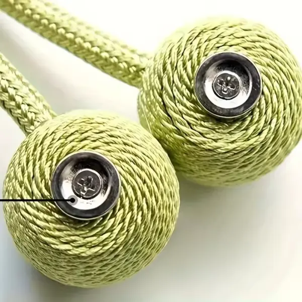 Magnetic Pearl Curtain Tiebacks Set for Elegant Drapes - Image 4