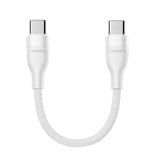 Short USB C Male to Male Charging Cable 66W - Image 9