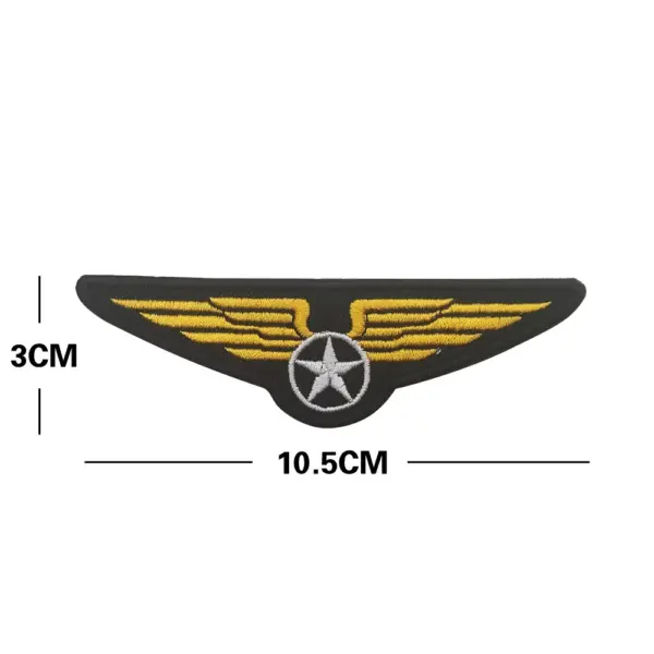 Pilot Aviation Badge Embroidered Armband Morale Patch - Image 6