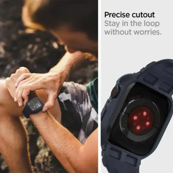 Rugged Carbon Case for Apple Watch Ultra2/9/8/7/6/SE Series 5-9 - Image 6