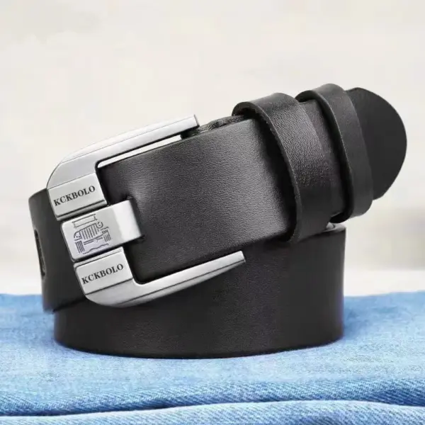 Premium Genuine Leather Men's & Women's Belt - Image 3