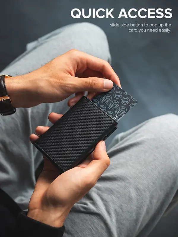 RFID Blocking Bifold Wallet for Men MW0511-1 - Image 6