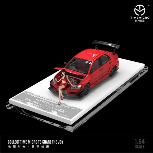 Time Micro 1/64 Lancer Evolution IX Diecast Model Car - Image 3