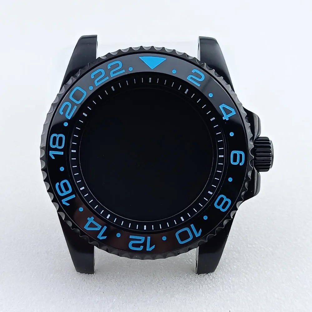 GMT Black Watch Case for NH34/NH35/NH36 Movements 50 GMT Black Watch Case for NH34/NH35/NH36 Movements - Image 50