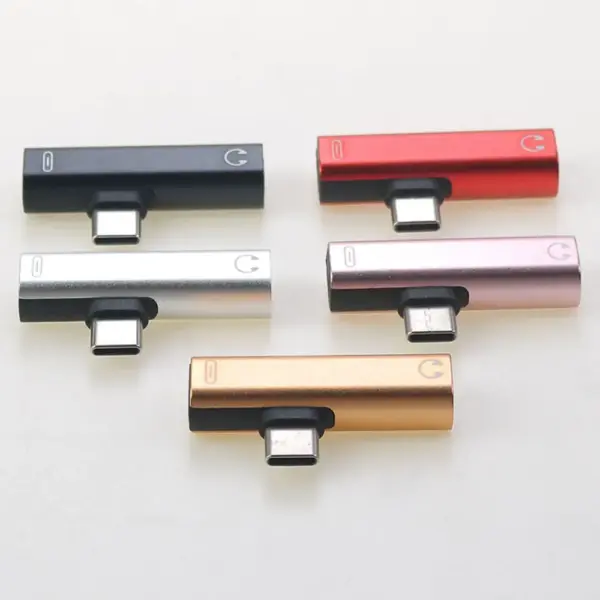 Dual-Function USB-C to 3.5mm Audio Adapter for Xiaomi Huawei - Image 2