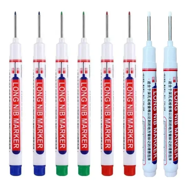 Deep Hole Long Nib Markers 8-Piece Set - Image 10