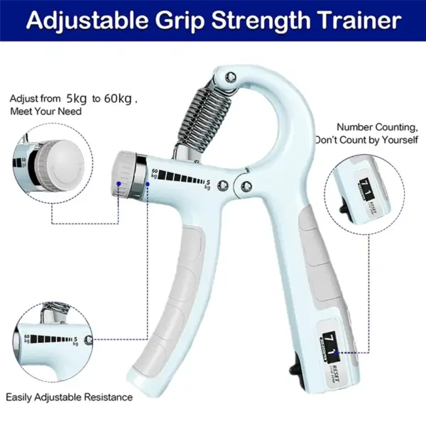 Adjustable Hand Grip Strengthener 5-60kg - Image 4
