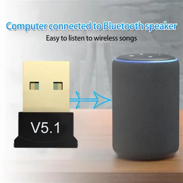 MINI USB Bluetooth 5.1 Dongle Adapter for PC and Devices - Image 4