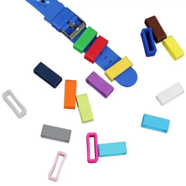 Silicone Watch Buckle Loop Ring 18-30mm Replacement - Image 6