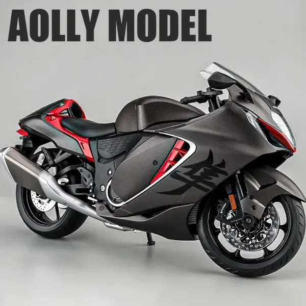 1:9 Kawasaki H2R Ninja V4S Alloy Die Cast Motorcycle Model - Image 9