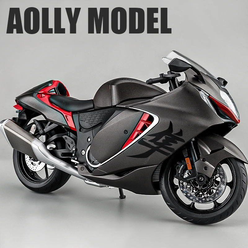 1/9 Suzuki Hayabusa Alloy Motorcycle Model Toy 3 1/9 Suzuki Hayabusa Alloy Motorcycle Model Toy - Image 3