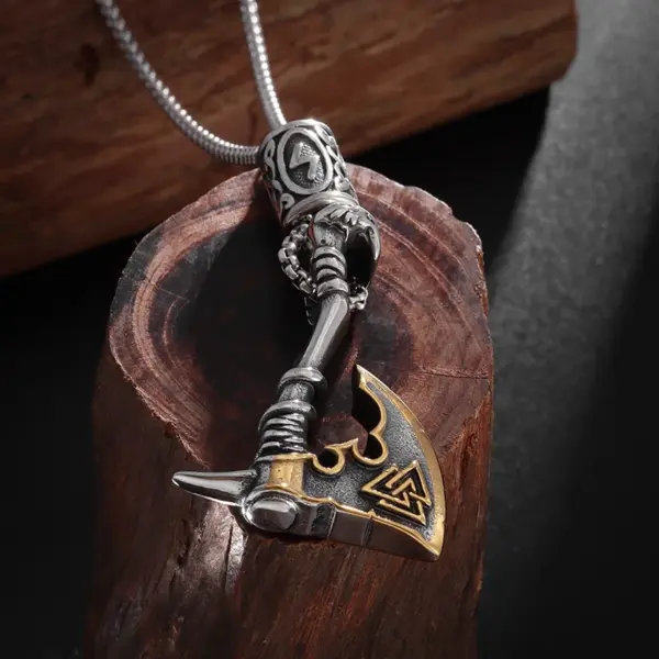 Vintage Nordic Rune Compass Necklace AL18514 - Image 18