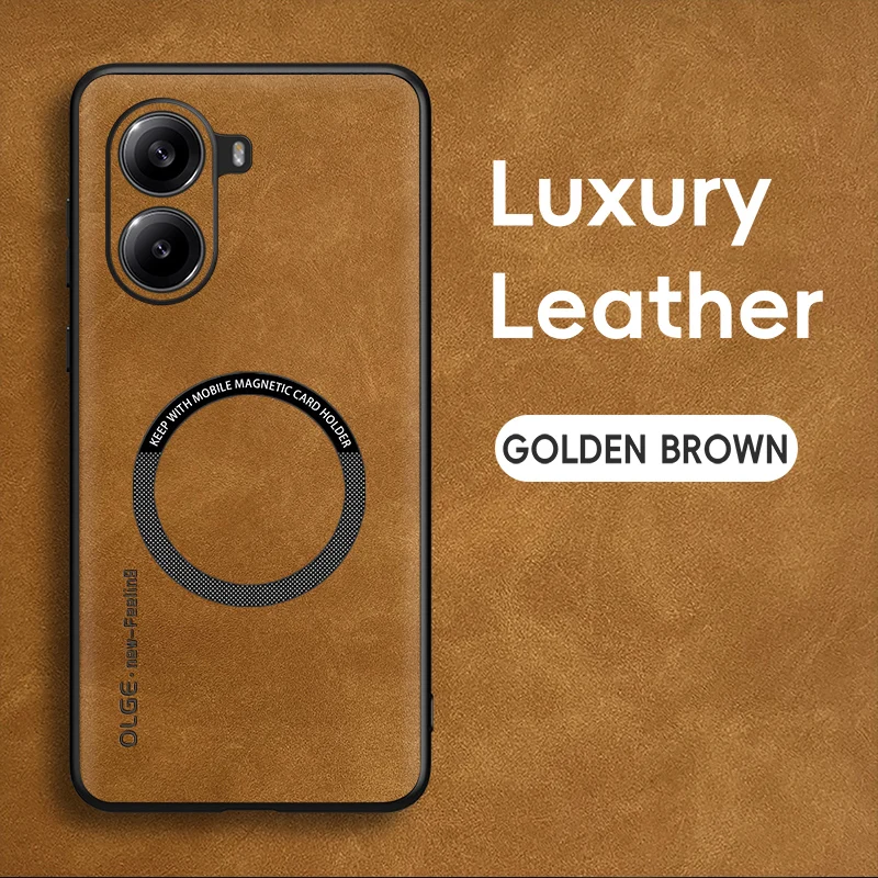 Magnetic Leather Phone Case for Xiaomi Poco X7 Pro 9 Magnetic Leather Phone Case for Xiaomi Poco X7 Pro - Image 9