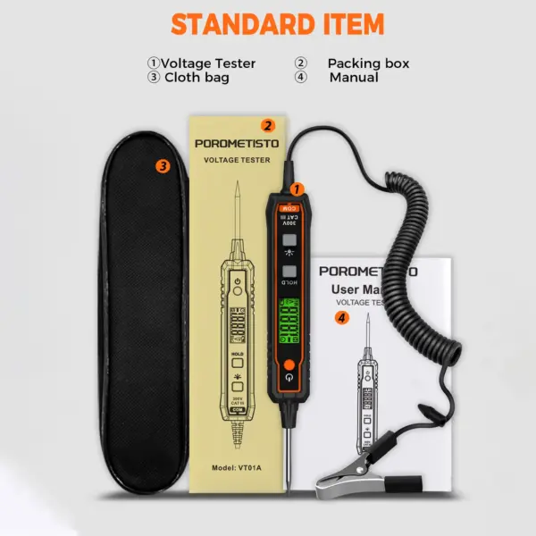 Car Voltage Detector Pen VT01A with LCD Backlight - Image 7