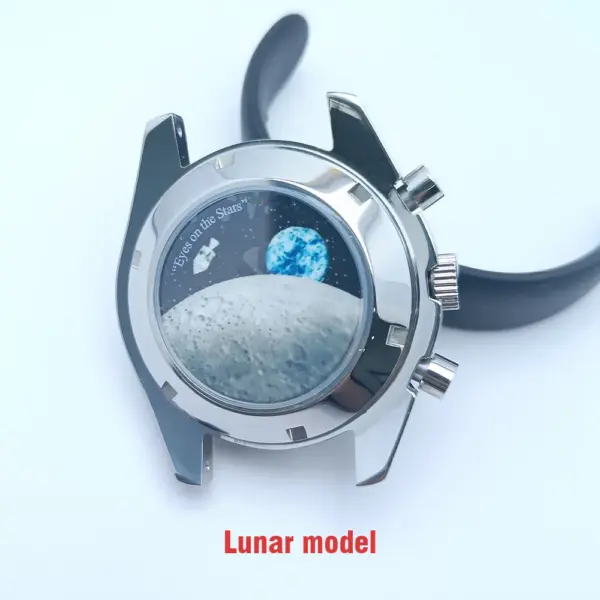 Men's Stainless Steel Watch Case for VK63 Movement - Image 3