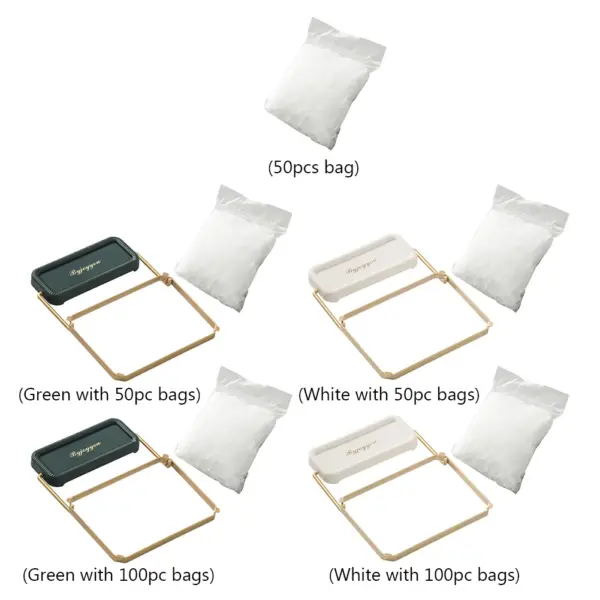 Foldable Kitchen Sink Filter Rack and Mesh Strainer - Image 6