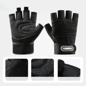 Unisex Fitness Half Finger Gloves for Workout 14 Sb482b0296c874ea5b83604ed30c41c05s