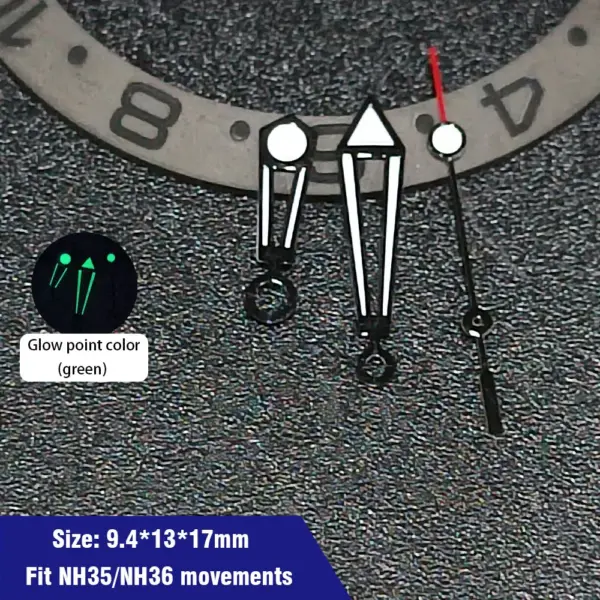 Green Luminous Watch Hands for NH35 NH36 Movement - Image 37