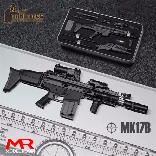 Mini Times Toys 1/6 MK16 MK17 MP7 Model Gun - Image 4