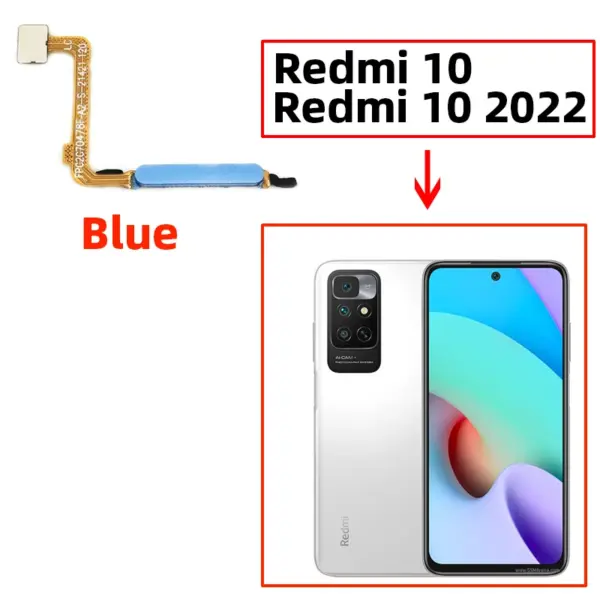 Original Fingerprint Sensor for Xiaomi Redmi 10 2022 - Image 3