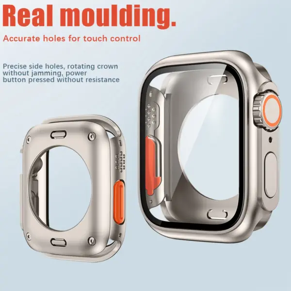 Ultra PC Case with Tempered Glass for Apple Watch 10 Series - Image 2