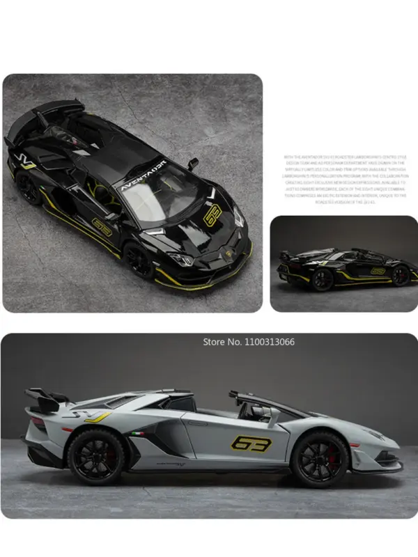 1:24 Revuelto Alloy Car Model with Sound - Image 6