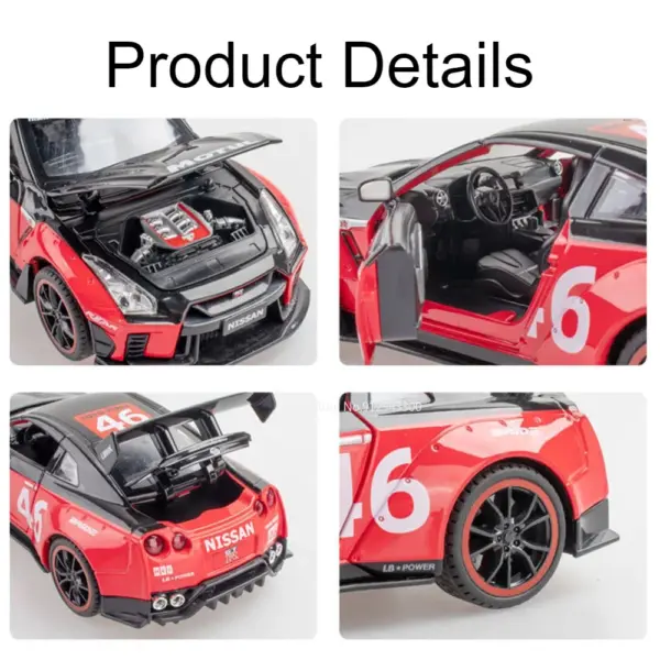 1:22 Scale GTR Modified I8 Sports Car Model - Image 2