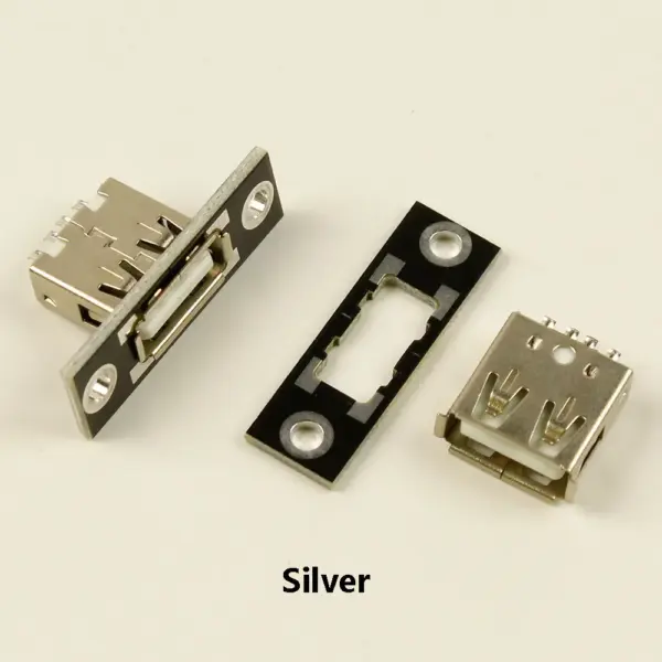 5PCS USB-A Female Socket with Screws - Image 2
