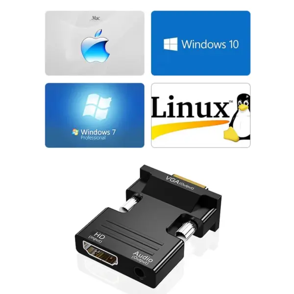 HDMI to VGA Converter with Audio for Projectors - Image 6