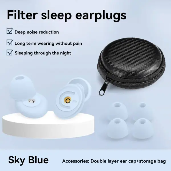 Reusuable Noise-Reducing Earplugs for Sleep and Travel - Image 9
