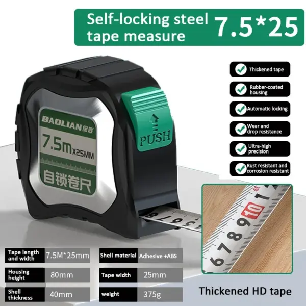 Self Locking Steel Tape Measure 7.5m - Image 10