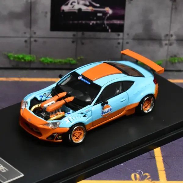 GT Gulf HKS 1:64 Diecast Model Car - Image 5