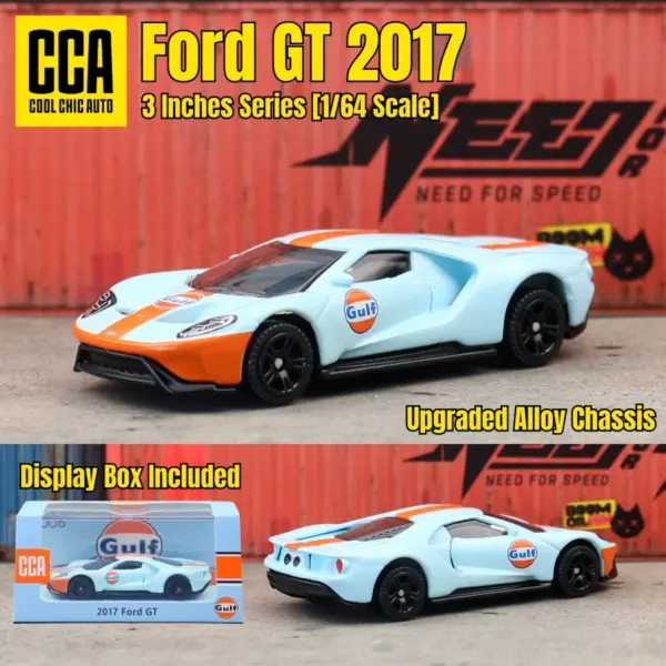 Diecast 1/64 Car Collection with Display Box - Image 7