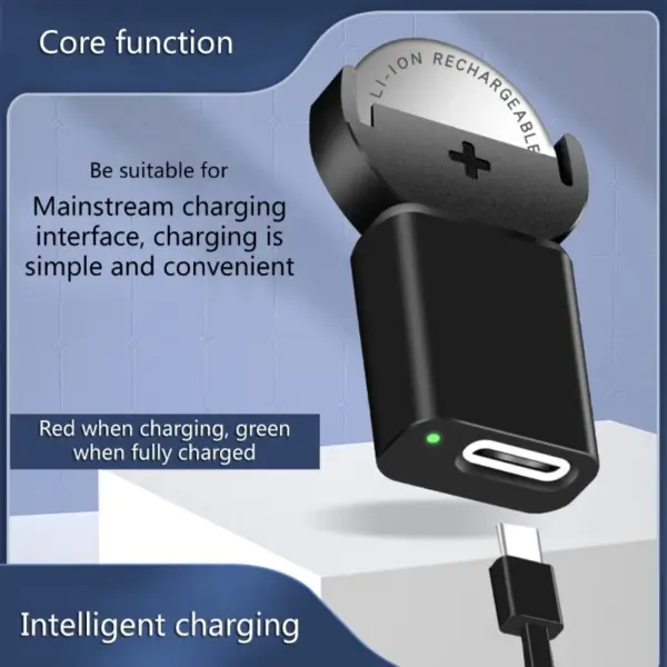 Type-C Rechargeable Button Cell Charger for LIR2032 - Image 2