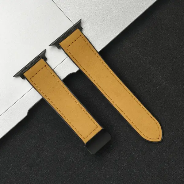 Silicone Leather Strap for Apple Watch 44mm/49mm - Image 21