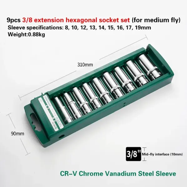 Hex Socket Set 5-24mm for Reliable Tooling - Image 8