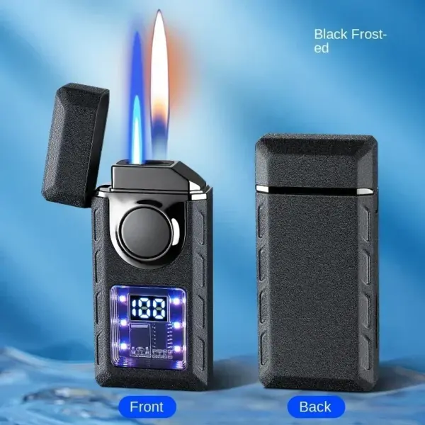 Voice Control Metal Windproof Cigar Lighter Jet Torch - Image 8