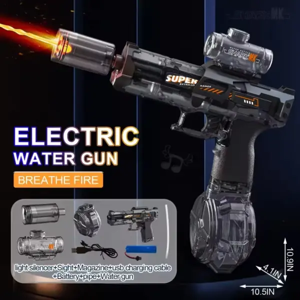 Children's Electric Water Gun Summer Playtoy - Image 9