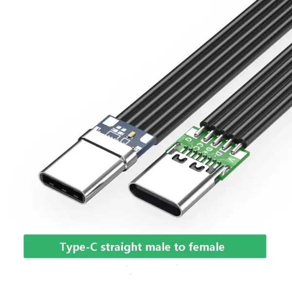 USB 3.1 Type-C Flat Right-Angle Cable 40K 60Hz - Image 8