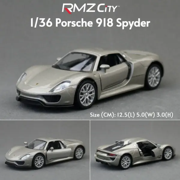 Diecast Porsche 911 GT3 1/36 Model Car - Image 21